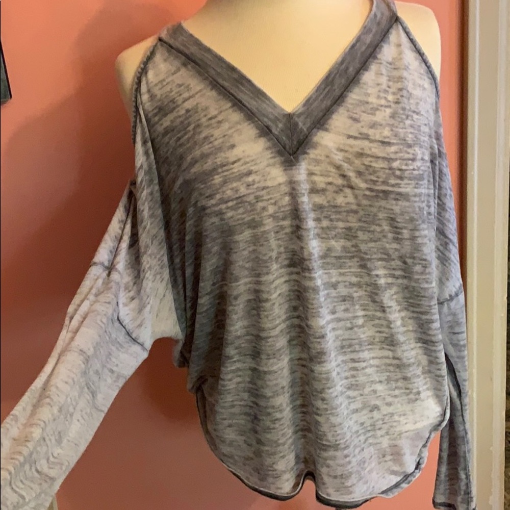 Express Cold Shoulder Top XS - Picture 2 of 4
